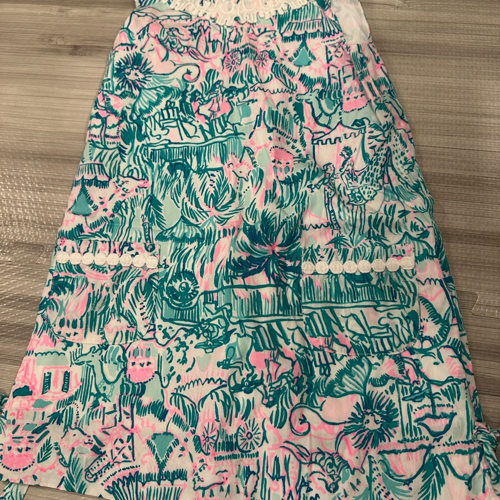 Lilly Pulitzer Pink and Gold Tag